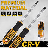 11PCS Screwdriver Set 5 Phillips and 5 Slotted Tips magnetic screwdriver set screw driver work on small screws as well as large. Magnetizer ELEAD