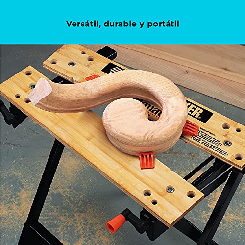 BLACK+DECKER Workmate Portable Workbench, 350-Pound Capacity (WM125) BLACK+DECKER