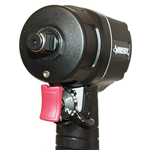 HUSKY H4435 1/2" Compact Impact Wrench Air Tool, Black