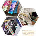 Anneome 1 Set Tassels Blank Bookmark Sublimation Bookmark Tassels Aluminum DIY Bookmark Graduation Sublimation Bookmark Iron on Bookmark Blank Anneome