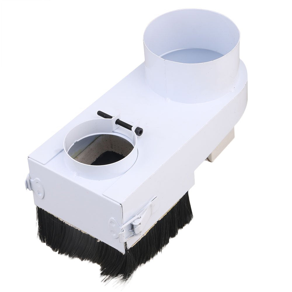 Mxfans CNC Router Engraving Spindle Cover Shoe Vacuum Woodworking White 65mm Spindle Diameter Mxfans