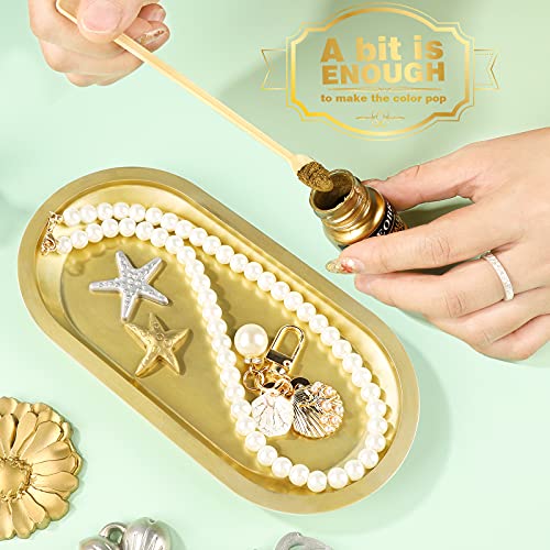 Metallic Pigment Powder, LEOBRO 6 Jars Metallic Mica Powder for Epoxy Resin, Fine Resin Pigment Powder, Resin Dye, Resin Color Pigment for Epoxy LEOBRO