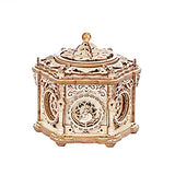 RoWood 3D Wooden Puzzles for Adults, Music Box Brain Teaser Mechanical Model Kits, Gift for Teens Girls Women on Birthday/Valentine's Day/Christmas- RoWood