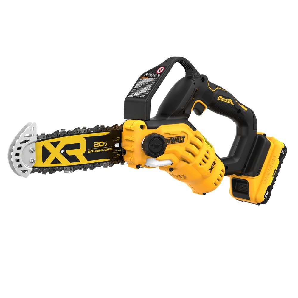 Dewalt 20V Max 8Inch Pruning Chainsaw Brushless Cordless Kit DEWALT