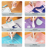 REALIKE Vinyl Weeding Tools Set Craft Vinyl Tools Kit Weeder/Scraper/Spatula/Tweezers/Scissor Basic Tool for Cricut/Silhouette/Siser HTV/Oracal Vinyl REALIKE