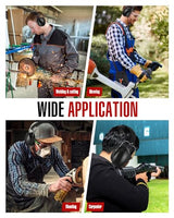 Copkim 12 Pcs Hearing Protection Ear Muffs NRR 28dB Noise Reduction Headphones Shooting Ear Protection Earmuffs(Black) Copkim