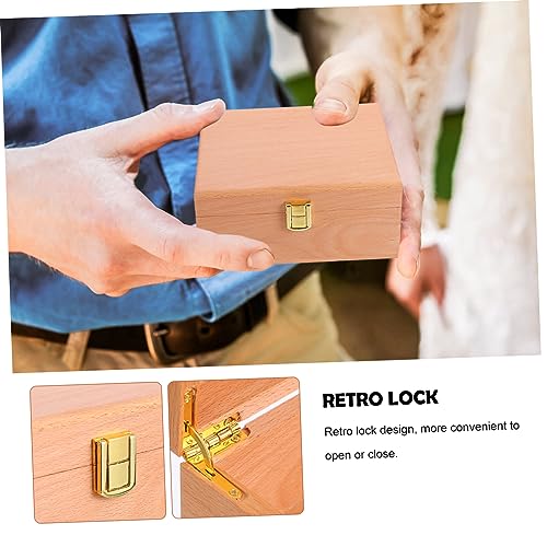 VOSAREA 3 pcs high-end storage wooden box unfinished wooden case wooden jewelry wood holder earring storage organizer jewelery organizer jewelry VOSAREA