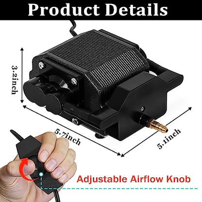 Air Assist for Laser Cutter and Engraver, Air Assist Pump Kit with Adjustable 30L/Min Air Output, Air Assist for D1 / D1 Pro Laser Engraving, CNC