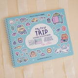 My First Trip Sticker + Coloring Book (500+ Stickers & 12 Scenes) by Cupkin - Side by Side Activity Book Design - Fun Toddler Travel Essential CUPKIN
