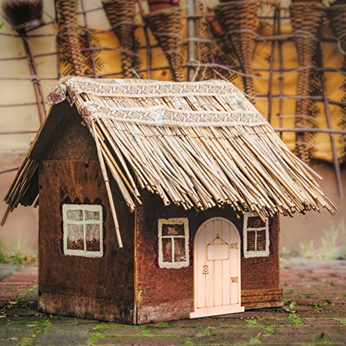 VOSAREA 50PCS Fairy Theme Mini Doors Wooden Miniature Doors Wood Fairy Garden Doors for Art and Crafting VOSAREA