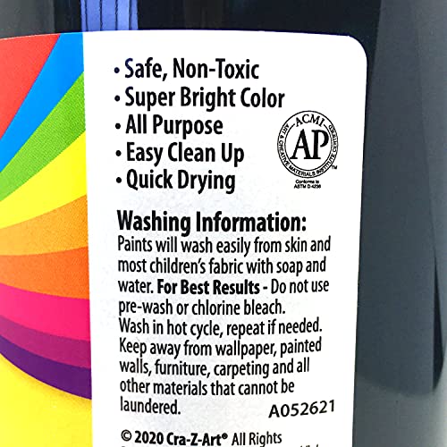 Cra-Z-Art Washable Tempera Paint Yellow 32 oz Bottle