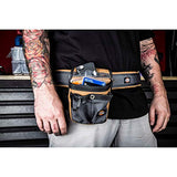 Dickies Heavy-Duty Padded Work Belt for Contractors, Quick-Release Buckle, Adjustable, 3-Inch Width, Holds Most Tool Belt Pouches, Grey/Tan Dickies Work Gear