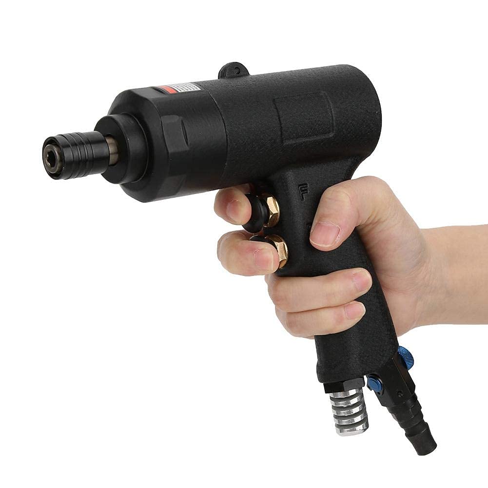 Pneumatic Screwdriver, 8H Industrial Grade Gun Type Impact Air Screwdriver with Environmental Protection for Furniture Assembly Fafeicy