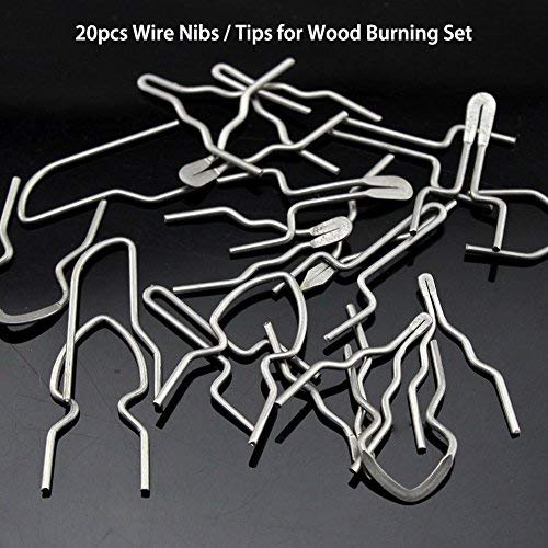 Tekchic 20 Wood Burning Wire Tips for Tekchic Professional Wood Burning Kit - WoodArtSupply