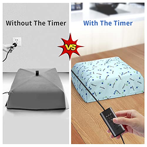 Resin Heating Mat - Quick Dry Resin Curing Machine with Timer Funtion and Thermal Insulation Cover, Silicone Heating Mat for Resin Curing for Epoxy Tshiwort