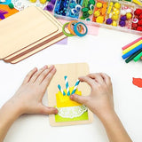 80 Pieces Rectangle Unfinished Wood Pieces, 4 x 6 Inch Natural Wood Cutout Tiles for DIY Crafts, Painting, Carving and Home Decor, Coasters, GNIEMCKIN