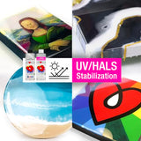 ArtResin - Epoxy Resin - Clear - Non-Toxic - 16 oz (8 oz Resin + 8 oz Hardener) (474 ml) ArtResin