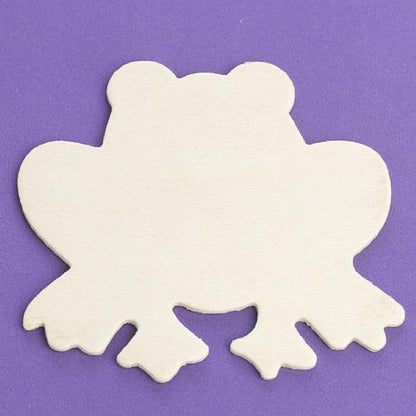 Package of 24 Unfinished Wood Sitting Frog Cutouts for Painting and Crafting - WoodArtSupply