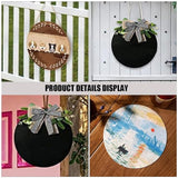 VILLCASE Unfinished Wooden Circles 24pcs Round Wooden Discs Blank Slices for DIY Crafts Door Hanger Sign Painting Christmas Decor 10cm VILLCASE