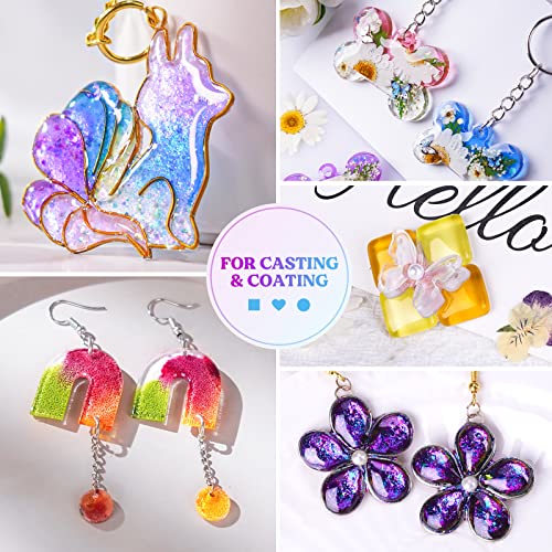 LET'S RESIN UV Resin,200g Low Viscosity Crystal Clear Ultraviolet Thin Epoxy Resin, Quick-Curing&Low Shrinkage UV Resin Kit for Crafts, Jewelry LET'S RESIN