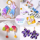 LET'S RESIN UV Resin,200g Low Viscosity Crystal Clear Ultraviolet Thin Epoxy Resin, Quick-Curing&Low Shrinkage UV Resin Kit for Crafts, Jewelry LET'S RESIN