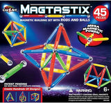 Cra-Z-Art Magtastix Balls & Rods Building Kit for 72 months to 1188 months, (45 Piece) (Package may vary) Cra-Z-Art