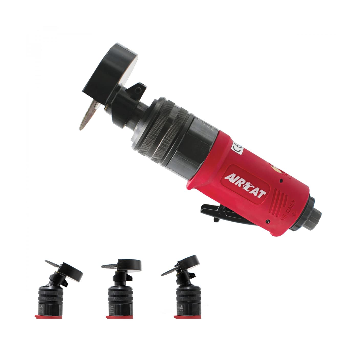 AIRCAT Pneumatic Tools 6530: .5 HP 3-Inch Flex Head Cut-Off Tool 18,000 RPM Free Speed AIRCAT