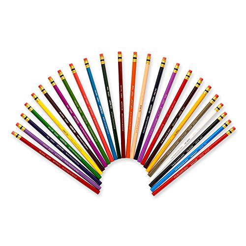 Prismacolor Col-Erase Erasable Colored Pencils, 24 Pack Prismacolor