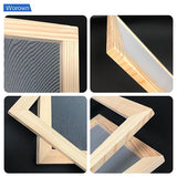 Worown 4 Sizes (A4, A5, A6, A7) Wooden Paper Making Screen Kit,Paper Making Frames, Mould and Deckle for Paper Making, DIY Paper Crafts Worown