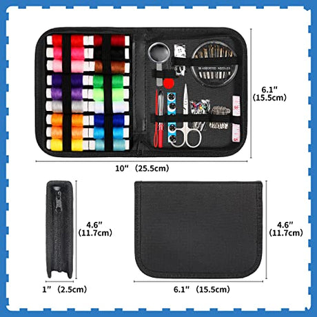 Sewing Kit for Adults and Kids,Marcoon Needle and Thread Kit with Sewing Supplies and Accessories Contains Scissors, Measure Tape,Seam Marcoon