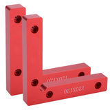 90 Degree Positioning Squares, 2x Aluminum Alloy Right Angle Welding Woodworking Carpenter Tool L Shape Corner Clamp for Picture Frame Box Cabinets Zerone