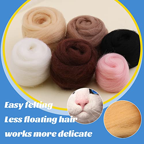 BAGERLA Needle Felting Kits for Beginners, Needle Felting Supplies Kits  with Step-By-Step Video, Ragdoll Cat Model, Felting Foam Mat, Colorful Wool  Needle Felting Starter Kit for DIY Handcraft Project - Yahoo Shopping