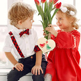 Large Size 7" Wooden Mothers Day Heart Oanging,DIY Blank Unfinished Wood Ornament for Crafts Hanging,Father's Thanksgiving Halloween Christmas Sophena