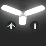 LED Garage Light,400 Watt Equivalent 6000K,Cool Daylight White LED Area Light,E26/E27 Medium Base,for Outdoor Factory Warehouse Barn Backyard and DooVii