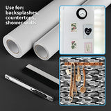 Art3d Adhesive Tile Setting Mat, Double-Sided Tape Sheet for Crafts, Arts, DIY Projects, 12in. X 120in. Damage-Free, Residue-Free Art3d