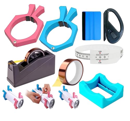 Sublimation Tumblers Pinch Kits,Pinch Perfect Tumbler Clamp for 20 Oz Sublimation Blanks Tumblers Pinch Perfect Clamp Grip Tool, Heat Transfer Tape Majreey