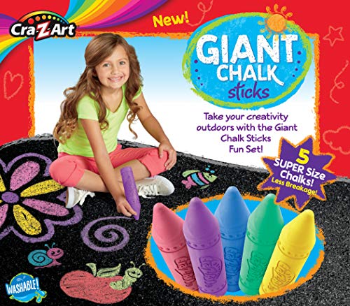 Cra-Z-Art Giant Chalk Sticks, 5 Count Cra-Z-Art