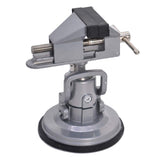 findmall Vacuum Base Vise Portable Base Vise 3.15" Jaw Width Pivots Multi-Angle Rotate 360° Fit for Various Smooth Work Surfaces findmall