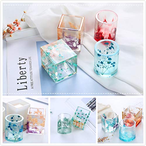 4 Packs Real Natural Dried Flowers for Making Mobile Phone Case Candle Handmade Crafts Epoxy Resin Pendant Necklace Jewelry DIY Accessories,Mixed QUALLON