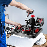 AKEYDIY Upgraded 5 in 1 Heat Press Machine Digital Combo Sublimation Heat Transfer Machine12" X 15"Swing Away Shirt Printing Sublimation Machine AKEYDIY