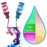 Alcohol Ink Set - 26 Bottles Vibrant Colors Alcohol Inks, High Concentrated Resin Ink, 10 Colors Metallic Alcohol Pigment Resin, Alcohol Based Ink ERCorArt