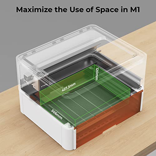 xTool M1 Riser Base with Honeycomb Panel, Honeycomb Working Panel for Fast Heat Dissipation and Desktop-Protecting, 16.8"x 12.1"x 4.7" - WoodArtSupply