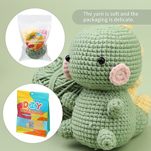 ZMAAGG Beginners Crochet Kit, Crochet Animal Kit, Knitting Kit with Yarn, Polyester Fiber, Crochet Hooks, Step-by-Step Instructions Video, Crochet ZMAAGG