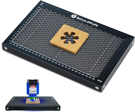 SCULPFUN Laser Engraver Working Table,Laser Honeycomb Pad,Desktop Protection,11.81x7.87x2.17 in,for Laser Engraving Machine Cutter Tool Set SCULPFUN