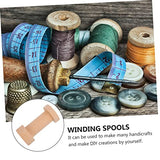 Ciieeo Spool kit Threading Tool Machine Cable Making Empty Thread bobbins Wire Weaving bobbins Fabric Yarn Winder Needle Unfinished bobbins Ciieeo
