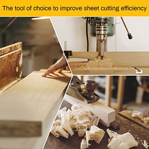 Chaoos CNC Spoilboard Surfacing Router Bit, 1/2" Shank 3" Cutting Diameter 4 Wing, Slab Flattening Router Bit Planing Bit Wood Planer Bit Woodworking Chaoos