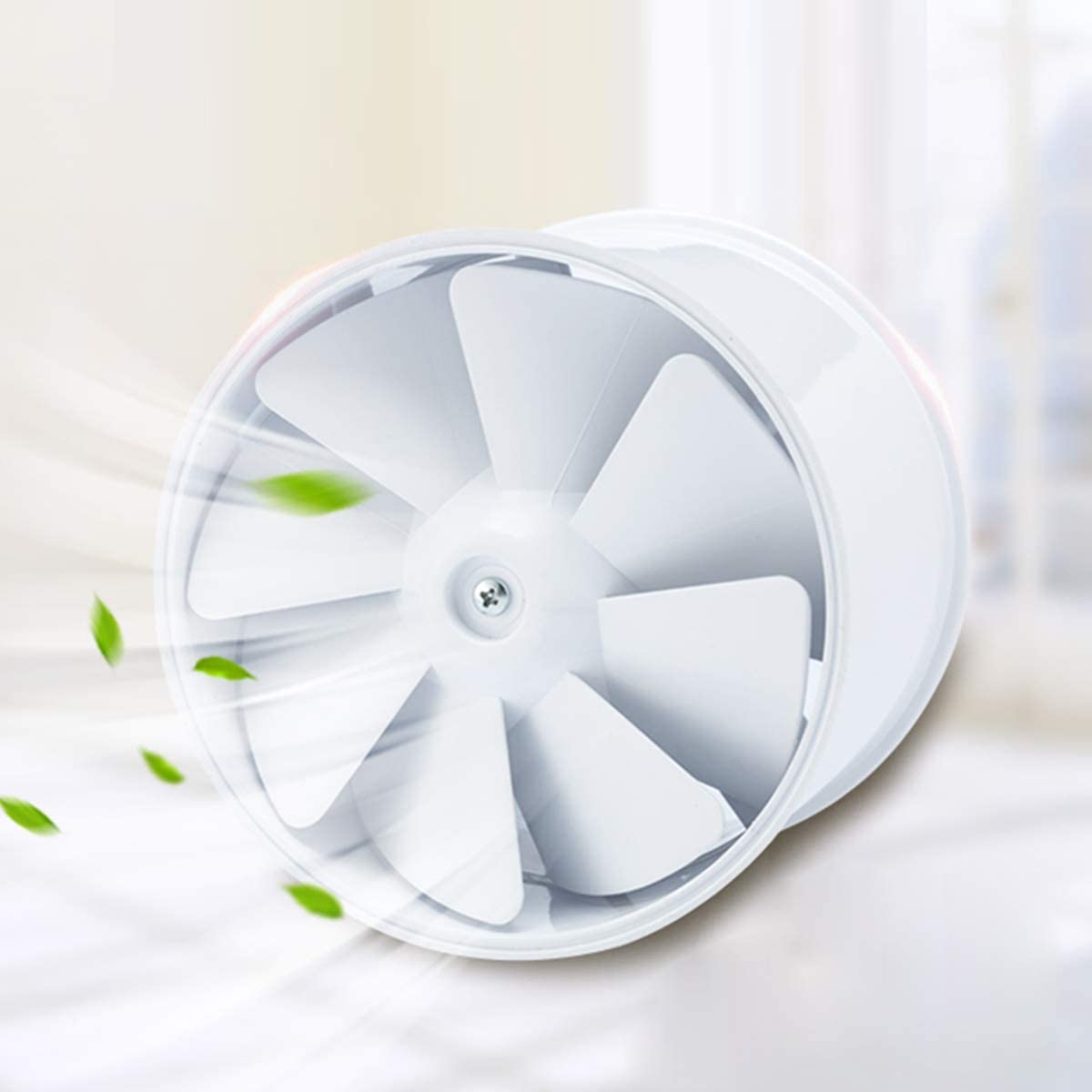 Hon&Guan 3 Inch Duct Fan, High Efficiency Inline Fan Mixed Flow Ventilation System Exhaust Air Fan for Bathroom, Kitchen, Grow Tent, 3D Printer (S Hon&Guan