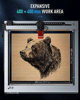 OMTech Light B10 Laser Engraver, 10W Output Diode Laser Module with Air Assist, Desktop Wood Laser Cutter Metal Engraver Machine, Ultra Fast & OMTech