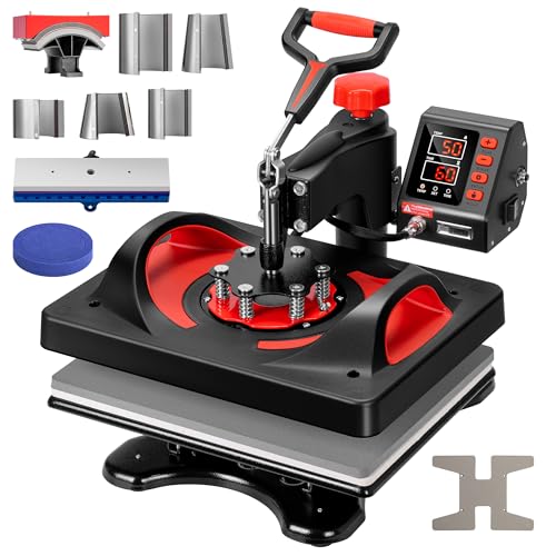 VIVOHOME Upgraded 11 in 1 Heat Press Multifunctional Swing Away Clamshell Printing Sublimation VIVOHOME