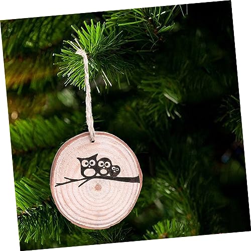 VILLCASE 40 Pcs Mothers Day Crafts for Kids Ornament Craft Kit DIY Kits DIY Ornament Kit Unfinished Wood Crafts Handmade Jewelry Craft Ornaments Wood VILLCASE